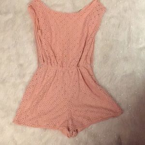 Beautiful light pink romper.